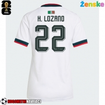 Ženske Nogometnih dresov Mehika Hirving Lozano #22 Gostujoči SP 2026 Kratki rokavi